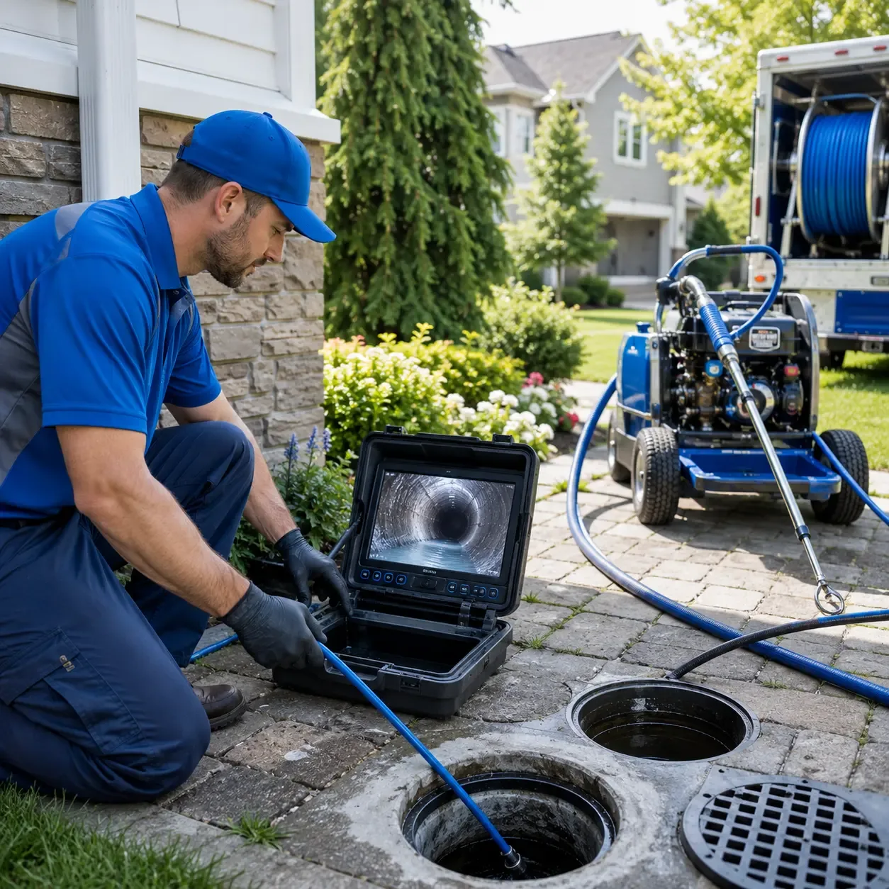 Outdoor drain cleaning professionals serving Melville, LA